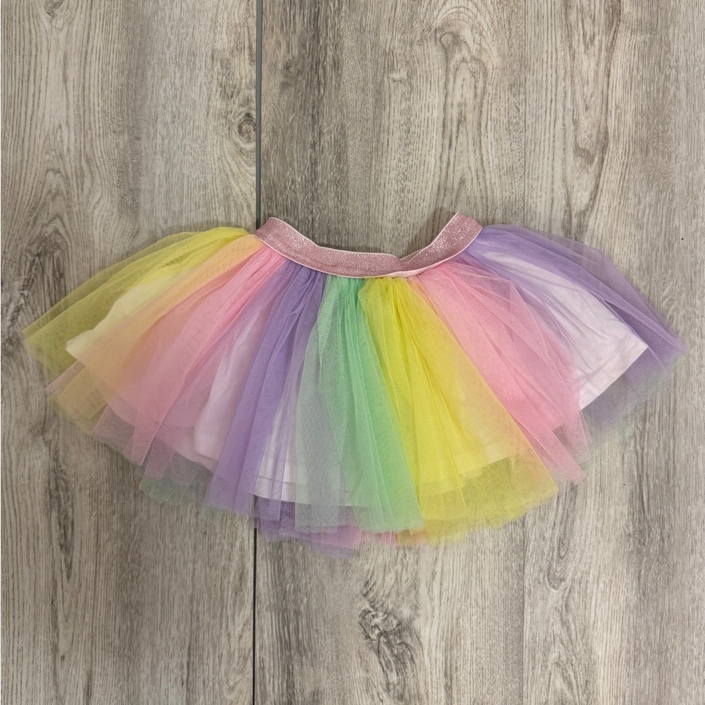 Sweet wink pastel multi color skirt